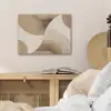 Retro - Geometrische lagen - Aardetinten PET vilt klein -sfeer3