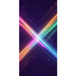 Kruisen - Lasterstralen - Neon Behang Vlies klein -3d_website