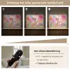Hertje - Lammetje - Bloemen - Pastel Light Box met batterij (Wandlamp kind) middel -USP_dimbaarNL