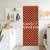 Tequila texted you - Glas - Vierkanten - Oranje deurposter klein -sfeer5
