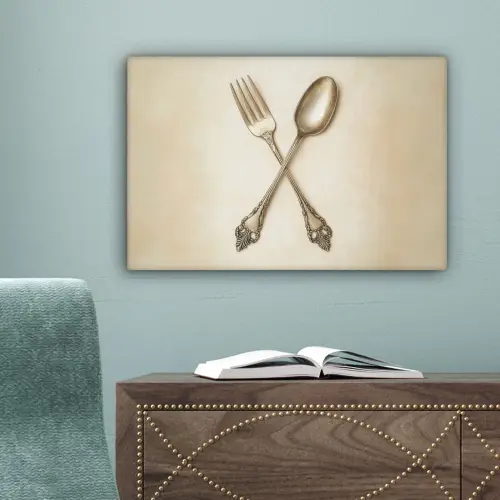 Beige - Vintage - Bestek canvas 2cm klein -sfeer4
