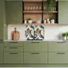 Abstract - Golven - Kleurrijk keuken achterwand 2 middel 865 -sfeer3