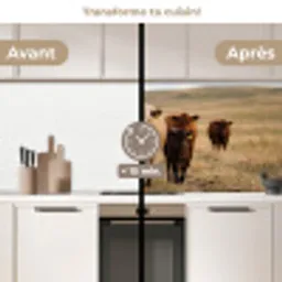 Runderen - Kudde - Landschap - Weide - Rustig keuken achterwand 2 middel -voor-na2_FR