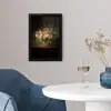 Glazen - Bloemen - Boeket - Kleuren fotolijst zwart zonder passe partout klein -sfeer4