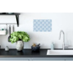 Palmboom - Modern - Blauw Muursticker klein 286 -keuken