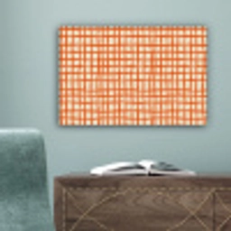 Patroon - Lijnen - Oranje canvas 2cm klein 34 -sfeer4