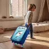 Haai - Water - Zee Kinderkoffer - Blauw klein -sfeer1
