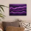 Lijnen - Golven - Paars - Abstract canvas 2cm klein -sfeer1