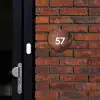 Verweerd metaal - Traditioneel Naambord Organisch middel -sfeer1