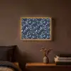 Grafisch - Bloesemtak - Blauw Light Box met batterij (Wandlamp) middel 907 -sfeer4