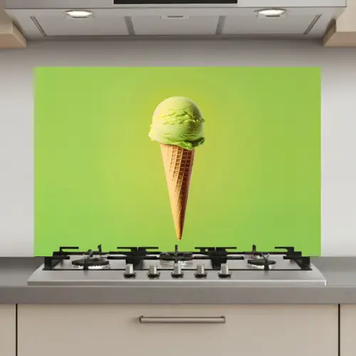 Hoorntje - Schepijs - Groen keuken achterwand spatscherm klein -3d_website