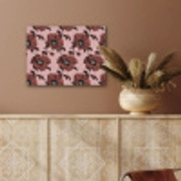Bloemen - Retro - Rood PET vilt klein 837 -sfeer4
