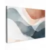 Abstract - Golven - Blauw Tuinposter op houten frame 2 cm dik klein -3d