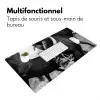 Paard - Sport - Zwart - Wit Muismat XXL klein -zsfeer4_frans