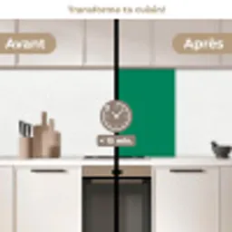 Groen - Bos - Kleuren keuken achterwand 2 middel 865 -voor-na2_FR