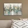 Abstract - Blokken - Goud - Skyline canvas 2cm klein -sfeer3