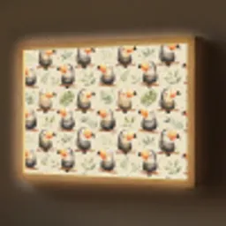 Toekans - Exotisch - Kleurrijk Light Box met batterij (Wandlamp) middel 907 -z3d_website