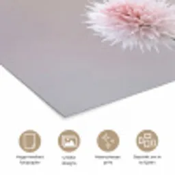 Bloemen - Bollen - Roze poster papier klein -closeup_NL
