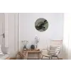 Haakse slijper - Schilderij - Gereedschap Wandcirkel aluminium klein -woonkamer