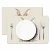 Haas - Dier - Bohemian - Pastel kleuren Placemat vinyl groot -zzsfeer2_Kitchenyeah-website
