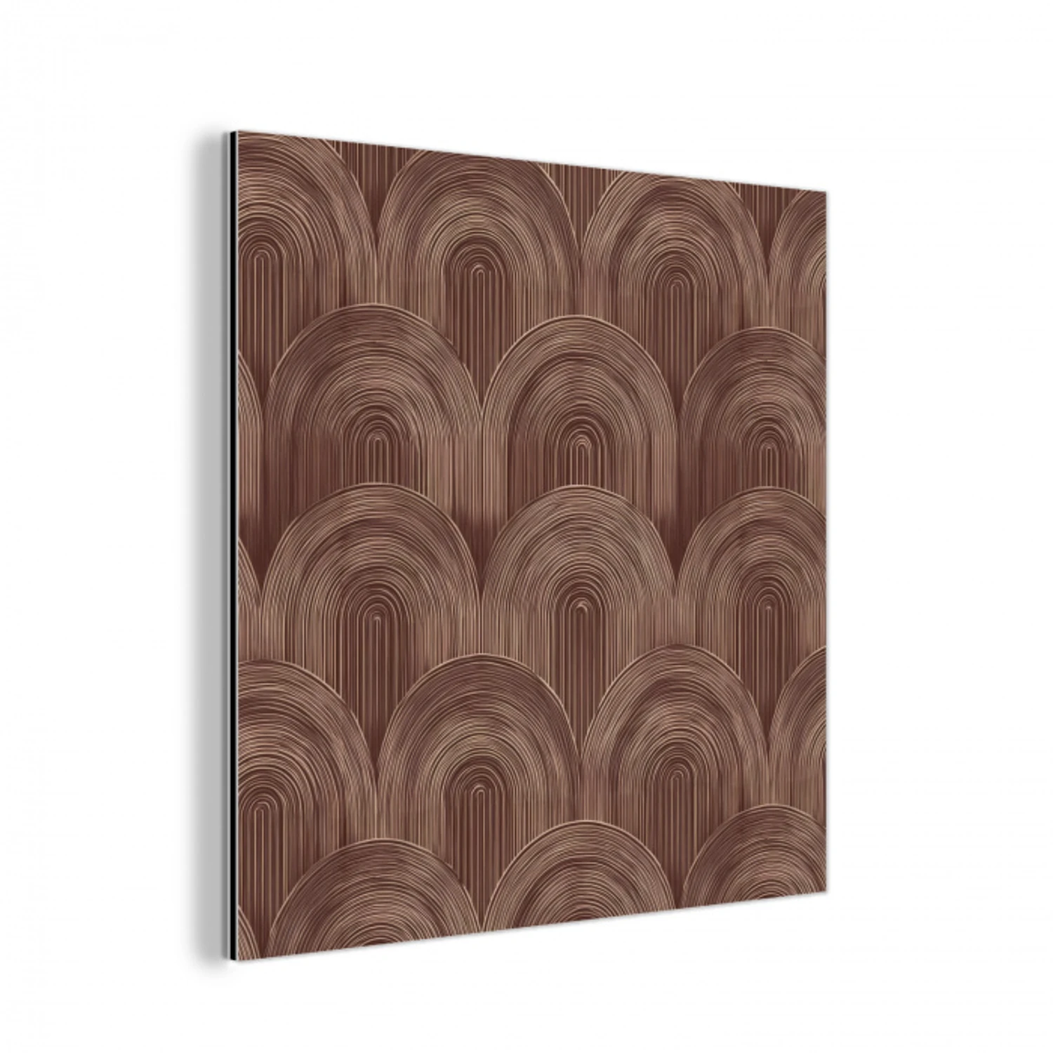 Ritmisch - Effect - Bruin aluminium wit klein 46 -3d