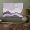 Golven - Heuvels - Abstract - Paars PET vilt klein -sfeer2