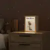 Vos - Gele bloemen - Minimalistisch Light Box met kabel (Kinderlampje) klein -sfeer1_kind