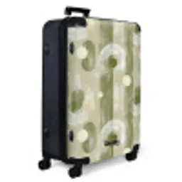 Artistiek - Modern - Groen NBS - Large koffer - Volwassenen Unisex groot -product1