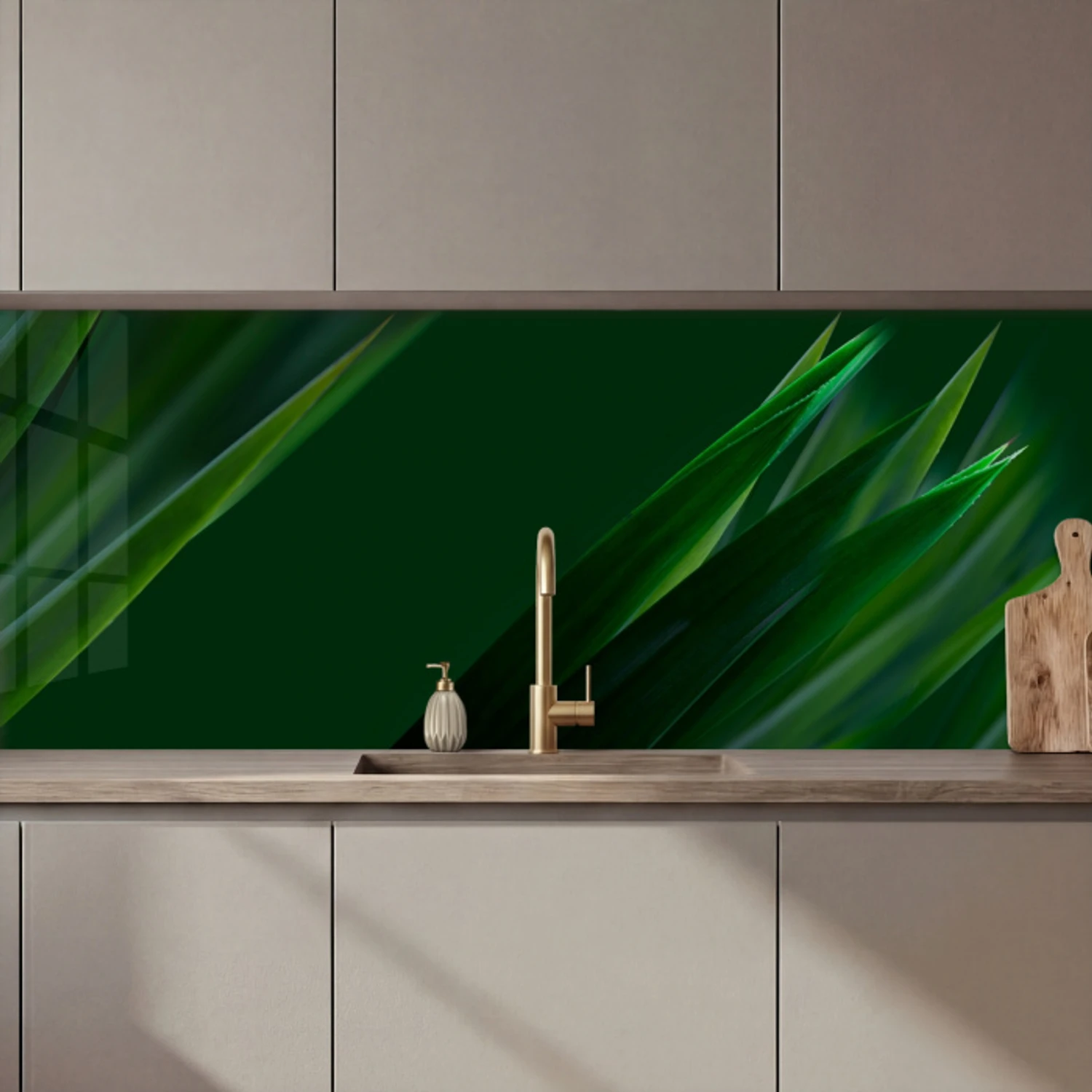 Natuur - Gras - Donkergroen keuken achterwand 2 middel zz_3dshopping