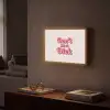 Tekst - Boodschap - Roze Light Box met batterij (Wandlamp) middel -sfeer1