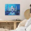 Taj Mahal - Ramadan - Blauw - Islamitische PET vilt klein -sfeer3