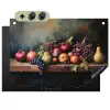 Rustiek - Stilleven - Fruit Inductie beschemer met haakjes klein -3d