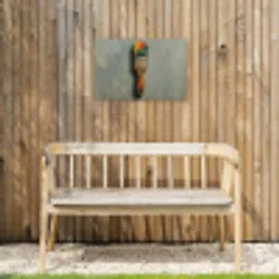 Verf - Kwast - Schilderij Tuinposter op houten frame 2 cm dik klein -sfeer4