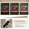 Flamingo - Tropisch - Dier - Bladeren Light Box met batterij (Wandlamp kind) middel -USP_dimbaarNL