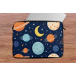 Ruimte - Planeten - Kleurrijk laptophoes neopreen klein -tafel