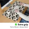 Abstract - Patroon - Zwart Muismat XXL klein 681 -sfeer3