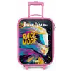 Racehelm - Abstract - Verf - Kleurrijk Kinderkoffer - Roze klein -zz3dotto