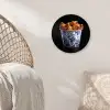 Kip - Bucket - Delfts blauw - Lekker Wandcirkel plexiglas klein -sfeer5