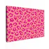 Panterprint - Roze - Dierenprint - Minimalistisch canvas 2cm klein -z3d
