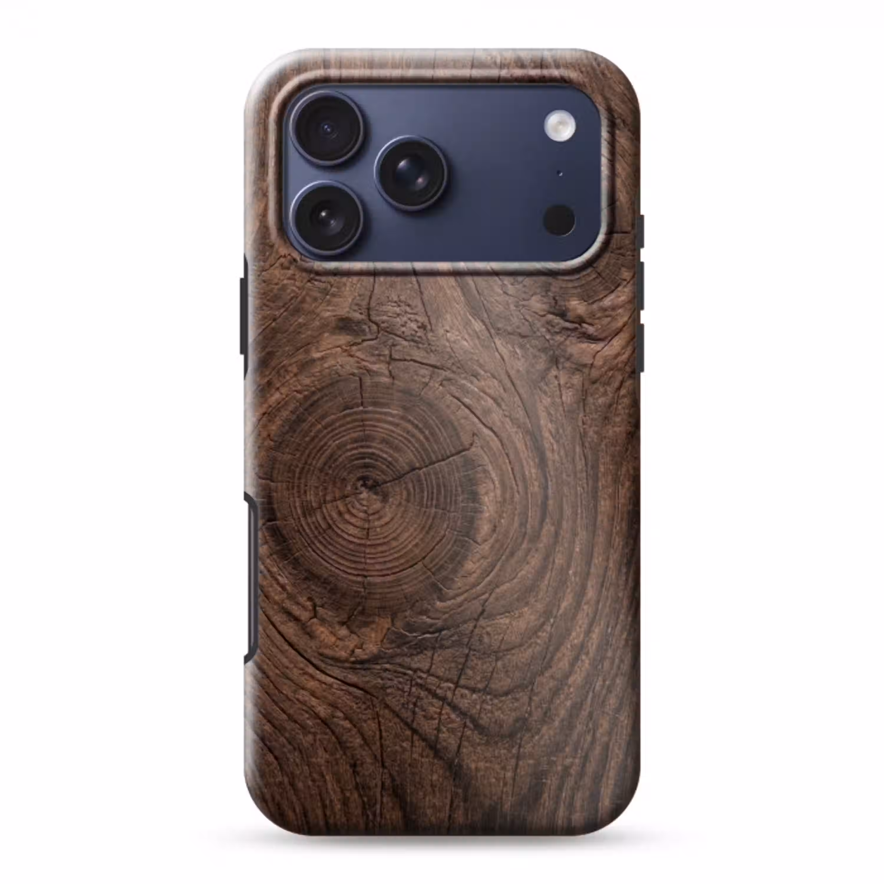 Houtnerf - Textuur - Patroon - Bruin - Rustiek Toughcase MagSafe Apple iPhone 17 Pro Max klein -3d