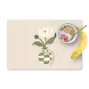 Bloem - Wit - Vaas - Quote Placemat vinyl groot -zzzproduct_Kitchenyeah-website