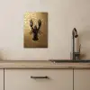 Kreeft - Zwart - Goud - Luxe KitchenYeah - Keuken - Canvas klein -sfeer2