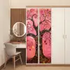 Boom - Levensboom - Roze - Goud deurposter klein -sfeer3