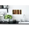 Hout - Planken - Natuurlijk Muursticker klein -keuken