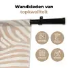 Beige - Aardspatroon Wandkleed katoen middel -sfeer2