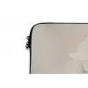 Paardenbloem - Minimalistisch - Wit laptophoes neopreen klein -detail