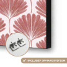 Waaier - Motief - Terra Textielframe zwart klein 947 -USP_ophangsysteemNL