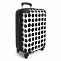 Ruwe stippen in rastervorm NBS - Handbagage koffer - Volwassenen Unisex middel -productfoto_3d
