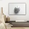 Basketbal - Wit - Schaduw - Lijnen canvas 2cm klein -sfeer6