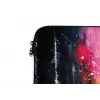 Rendier - Gewei - Krans - Kleurrijk laptophoes neopreen klein -detail
